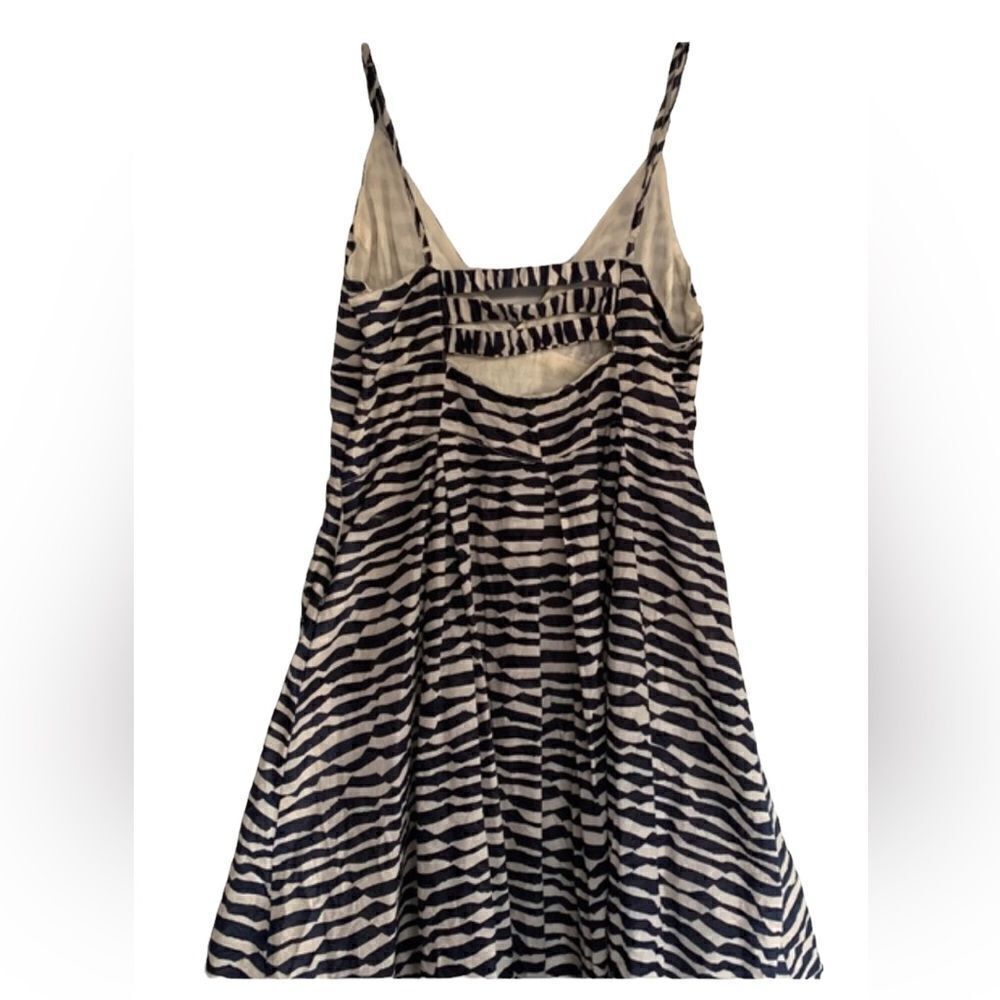 Jack ~ Navy and Cream Dress ~ Fully Lined ~ size M ~ NWT - Picture 3 of 10